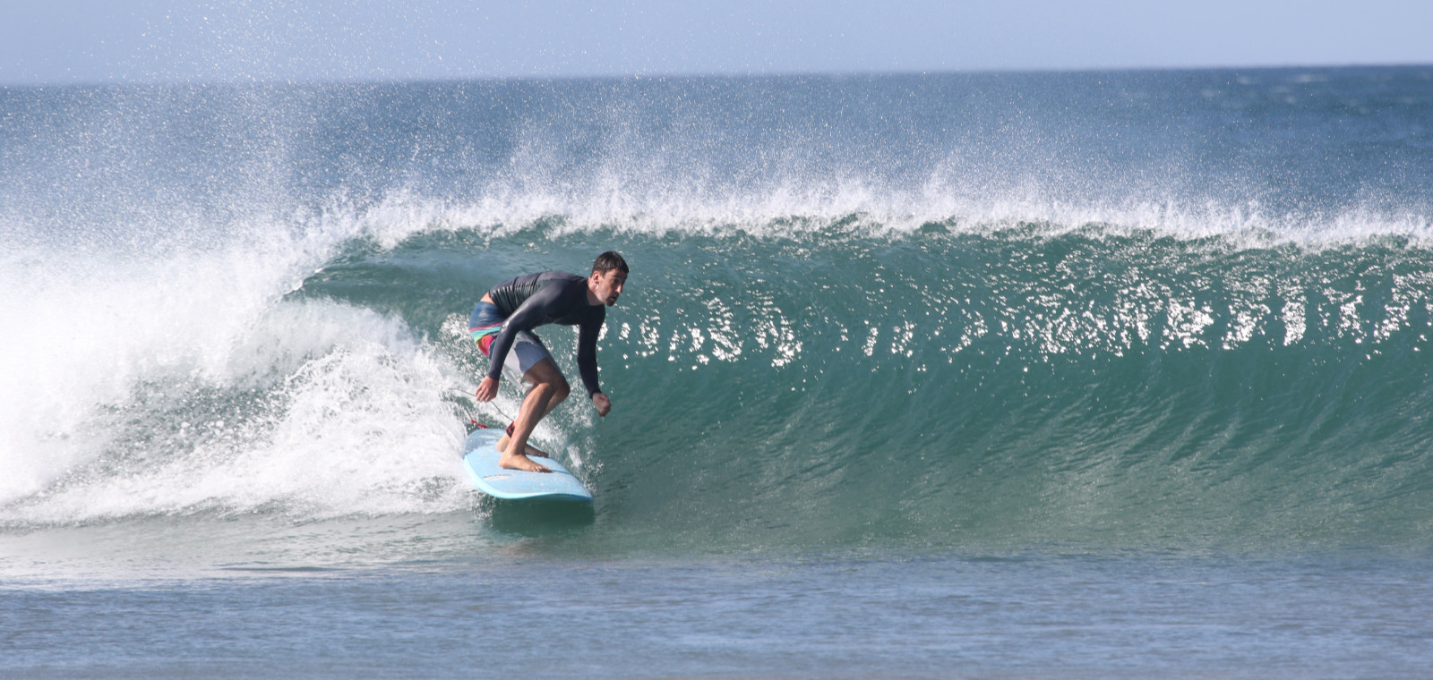 Micah spends a lot of time surfing in Costa Rica.